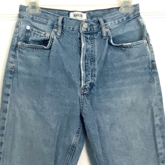 Agolde Riley High Rise Crop Jean - 26 - Picture 6 of 9